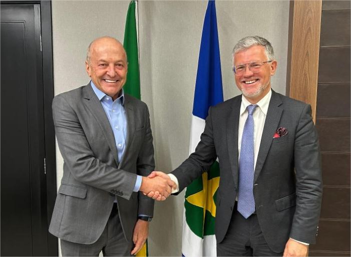 Embaixador da Ucrânia destaca sucesso de MT e quer levar lições para seu país