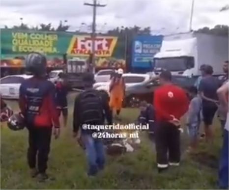 Caminhão desgovernado causa grave acidente na Fernando Côrrea; veja vídeo