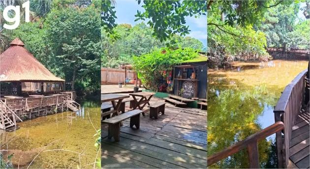 Ponto turístico reabre 1 semana após ficar submerso durante temporal em MT