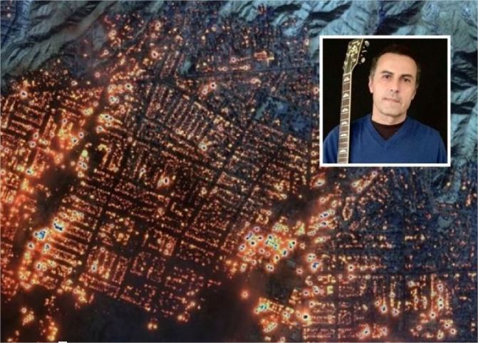 Cuiabano relata tensão com incêndio em Los Angeles