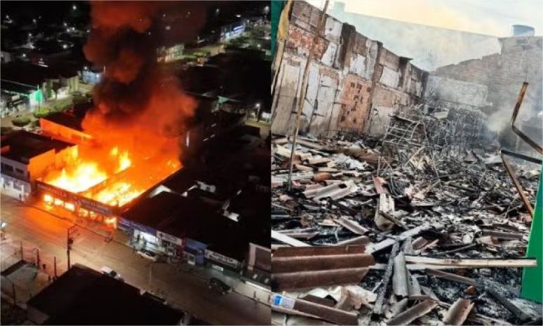 Mais três são presos por incêndios a lojas em represália à falta de pagamento para facção