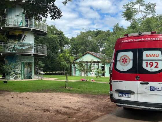 Homem se joga de mirante e é socorrido em Cuiabá; veja vídeo
