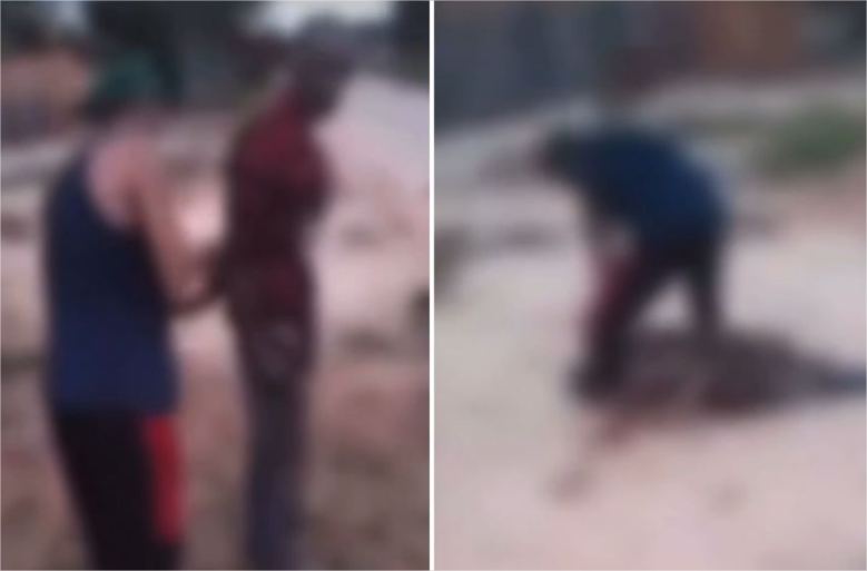 Acusado de furtar fios é amarrado e leva surra feia em MT; vídeo