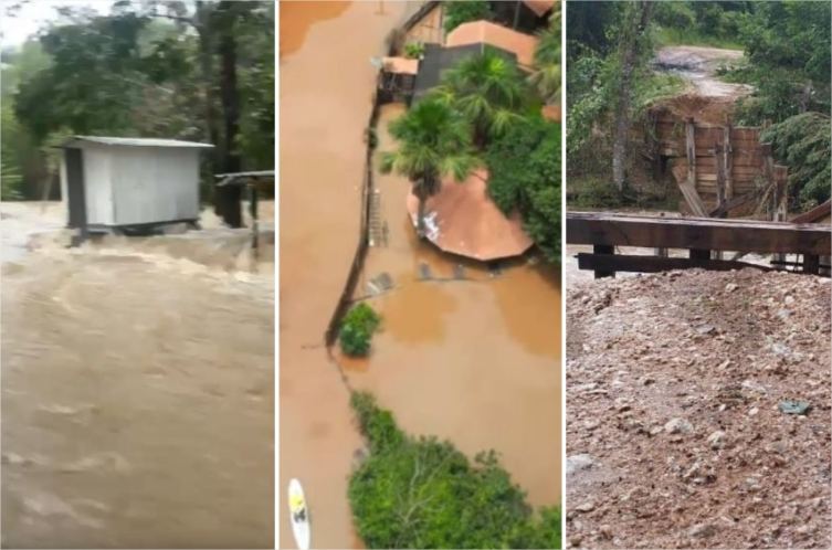 Após temporais, 14 cidades de MT decretam situação de emergência