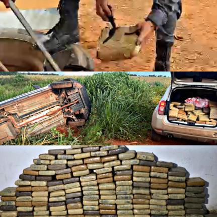 Rotam mata traficante, prende dois e encontra 274 tabletes de droga; vídeo