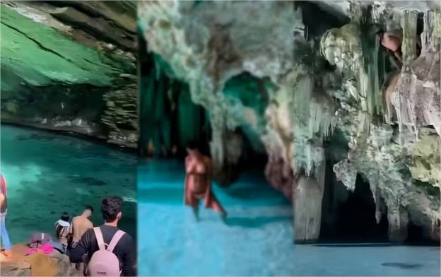 Turistas são flagrados em gruta interditada há 20 anos; foram indiciados