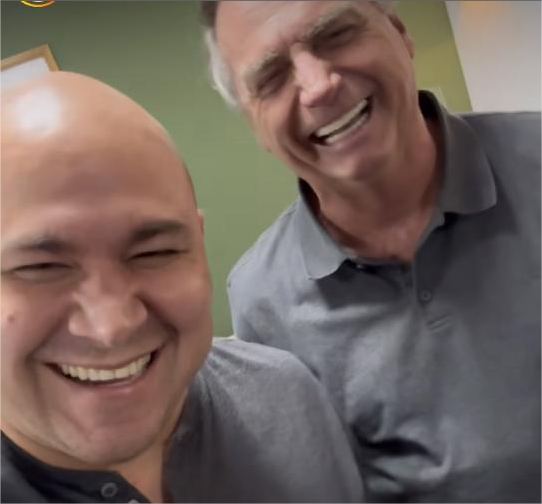 Abílio se encontra com Bolsonaro em Brasília e recebe elogios; veja vídeo