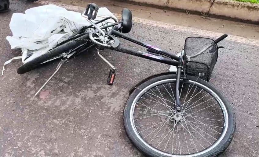 Idoso é atropelado na faixa de pedestre em MT; vídeo