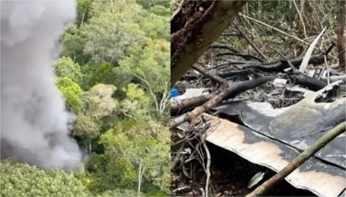 FAB abate avião venezuelano com drogas que entrou ilegalmente no Brasil