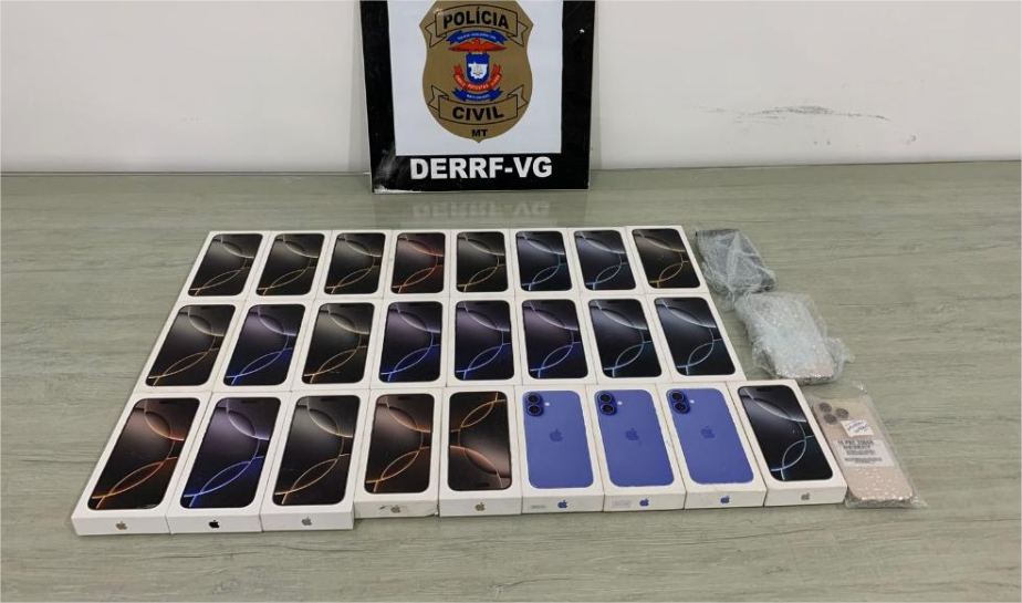 Polícia Civil recupera celulares avaliados em R$ 210 mil furtados de loja em VG
