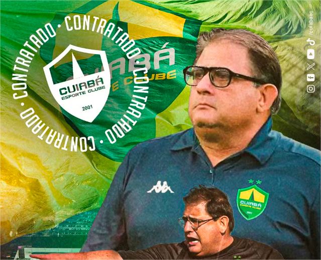Cuiabá anuncia Guto Ferreira como novo técnico para temporada 2025