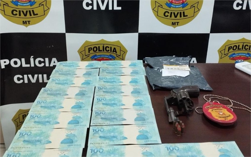 Polícias Civil e Federal prendem homem que comprou notas falsas de R$ 100 pela internet