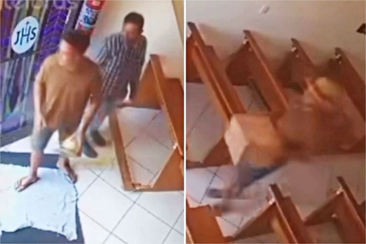 Polícia prende dupla que furtou caixa com dízimo de igreja em MT; vídeo