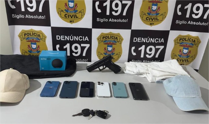 Homem rouba celulares em shopping e tenta vendê-los no Shopping Popular