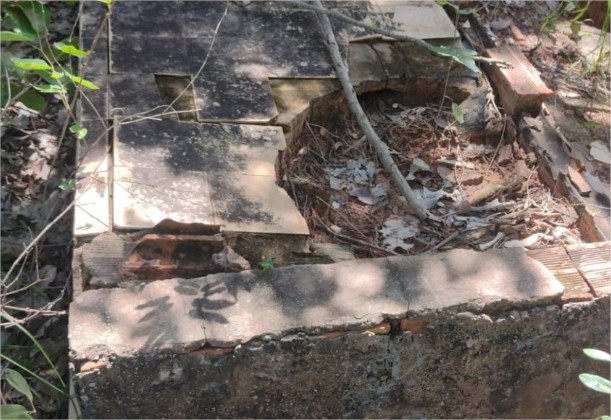 Moradores descobrem túmulos e ossos humanos em terreno de bairro de Cuiabá