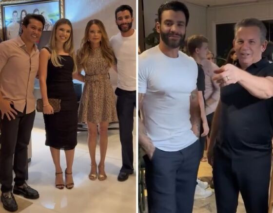 Em jantar, Gusttavo Lima elogia Mendes e diz que MT não deixou Brasil ficar ‘enrolado’; veja vídeo