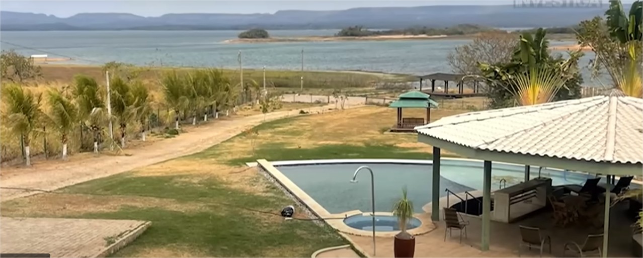 Resort construído no Manso com dinheiro que seria do tráfico é destaque na Record; veja vídeo