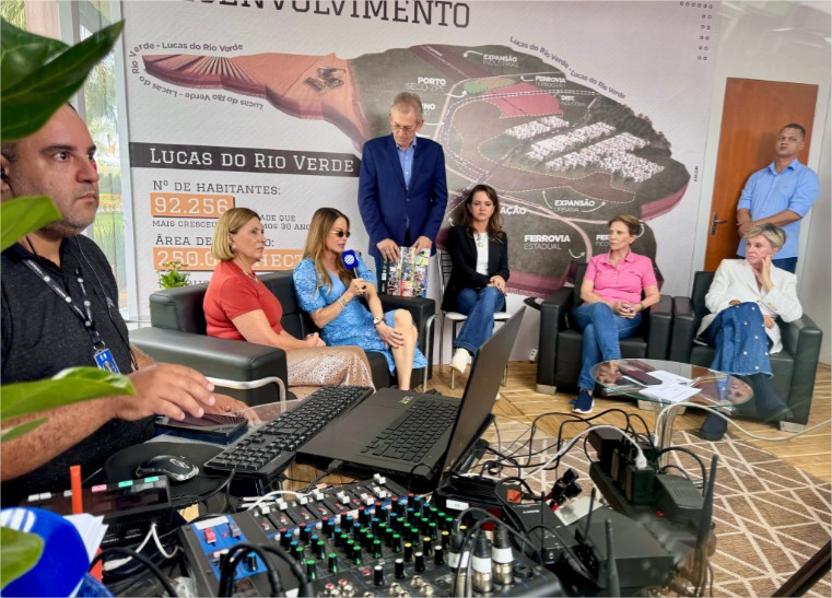 Após recuperar-se de mal-estar, primeira-dama de MT retoma agenda em Lucas do Rio Verde