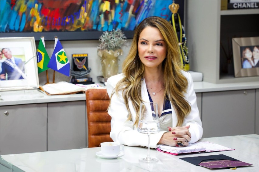 Primeira-dama de MT será agraciada com o Diploma Bertha Lutz pelo Senado Federal