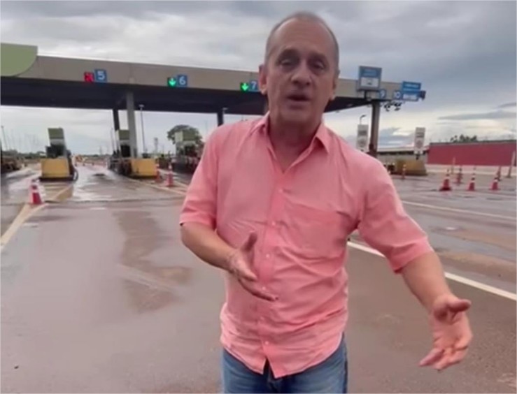 Wilson Santos reclama de pedágios da BR-163/364 por não aceitarem PIX e crédito