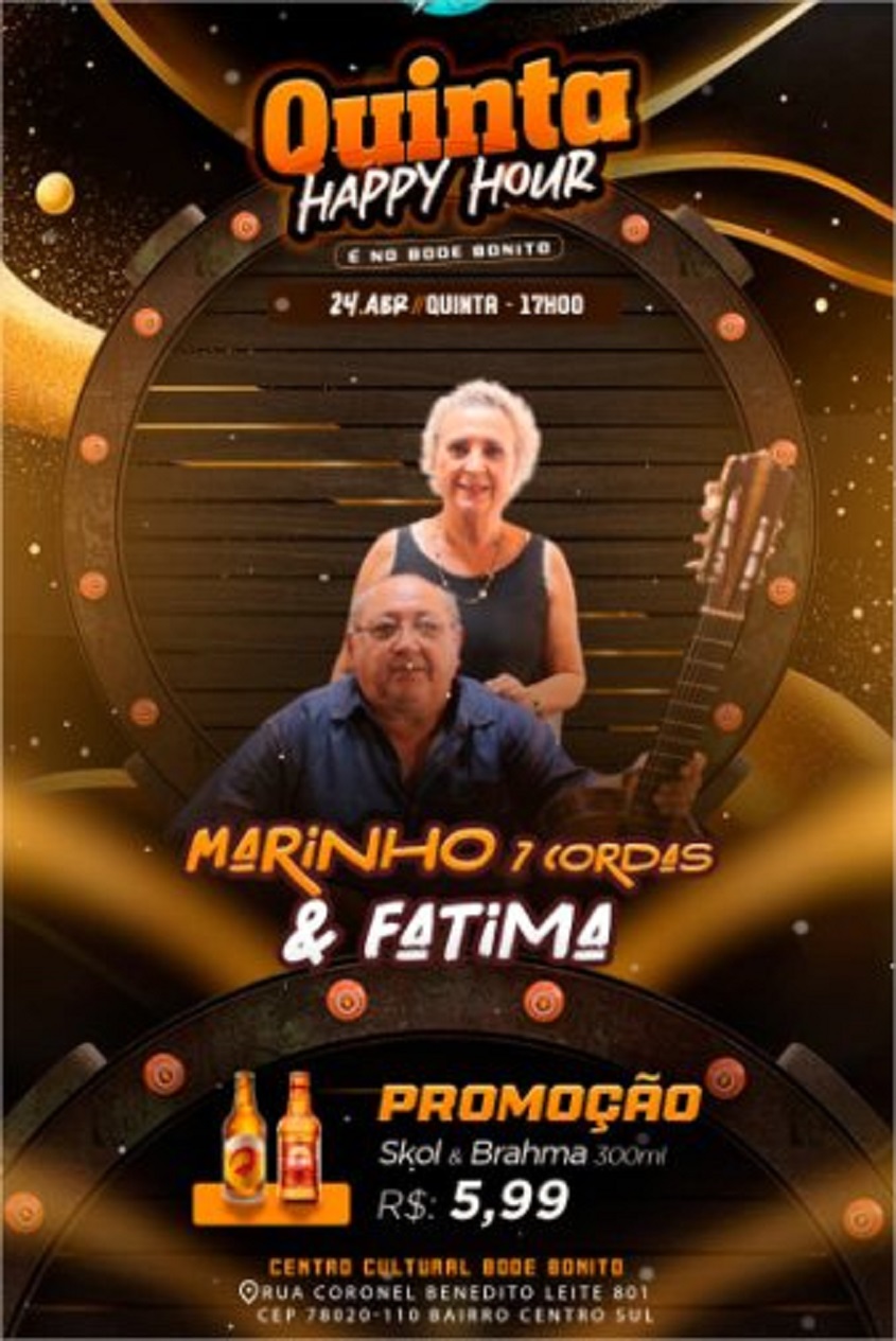 Melhor opção para o seu “happy hour” em Cuiabá é no Bode Bonito; não perca