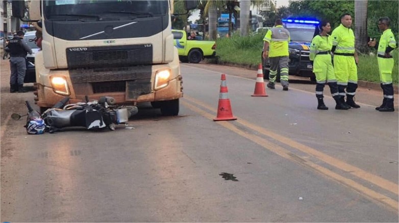 Empresário morre atropelado por moto de entregador em Sinop