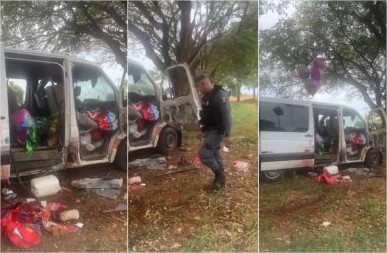 Cilindro de gás explode e vendedor de balões tem pernas dilaceradas em MT