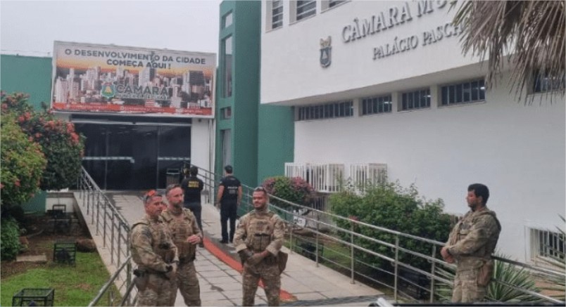Polícia faz operação contra esquema de corrupção na câmara de Cuiabá e dois vereadores afastados