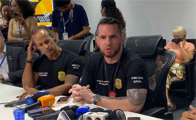 Delegado: Intenção de padrasto era matar mãe e filha; suspeito assistiu crime e saiu para trabalhar