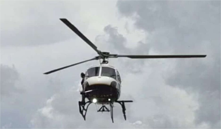 Policial atingido por disparo acidental é socorrido de helicóptero em MT