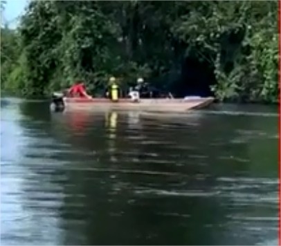 Jovem desaparece e outros dois são resgatados após lancha naufragar em rio de MT