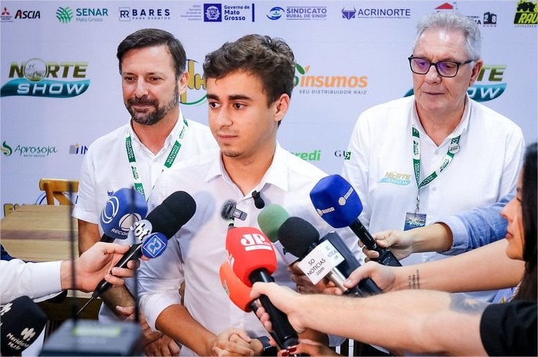 Em MT, Nikolas diz que agro sofre com desinformação e vira alvo de ataques ideológicos