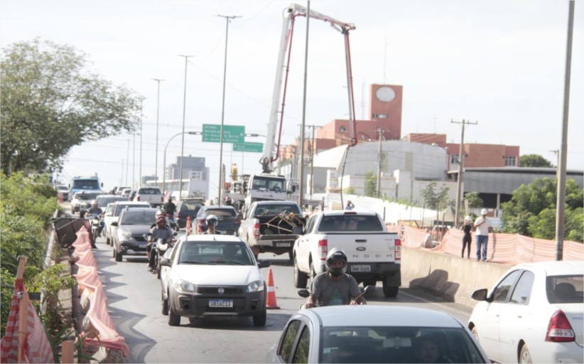 Trânsito no viaduto da Miguel Sutil será mudado para obra do Complexo Leblon nesta quinta