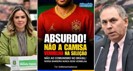 Para vereadores, versão da camisa vermelha da seleção brasileira é ‘comunismo’