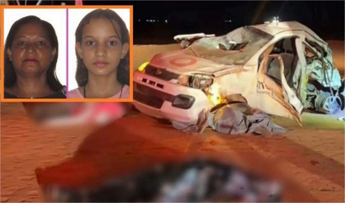 Motorista de Corolla mata mãe e filha em acidente e foge do local