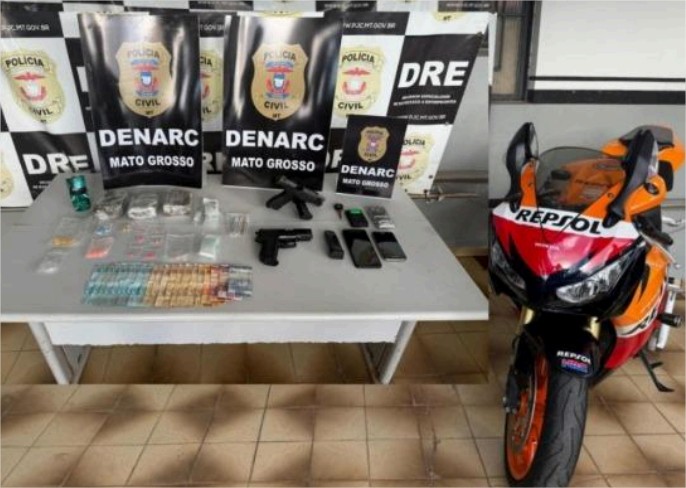 Faccionado é preso com arma de policial militar e vídeos de ‘salve’ no celular