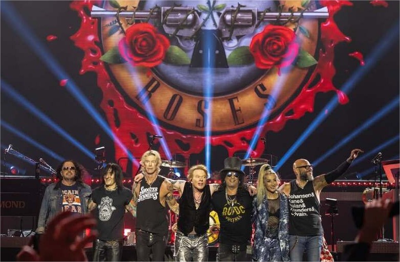 Veja exigências do Guns N’ Roses para se apresentar em Cuiabá