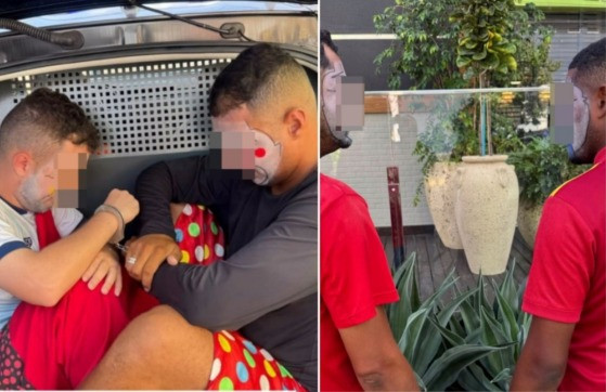 Quadrilha de palhaços é presa em Cuiabá; veja o vídeo