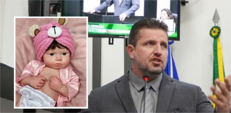 Vereador quer vetar atendimento a bebês ‘reborn’ nas unidades de saúde de Cuiabá