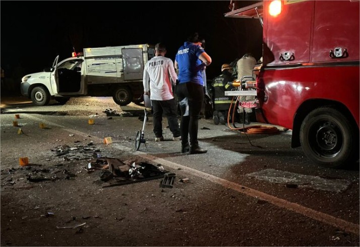 Casal de idosos e bebê de dois meses morrem em batida com três veículos em VG