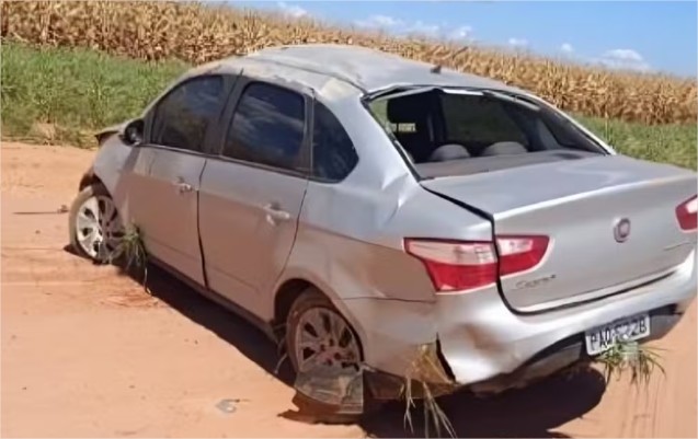 Adolescente de 13 anos morre em acidente de trânsito após pegar carro do pai escondido em MT