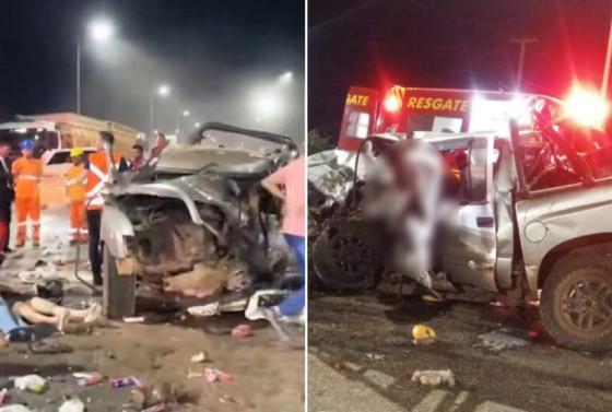 Vídeo: Acidente com 4 veículos mata dois e deixa vários feridos em MT; criança entre vítimas
