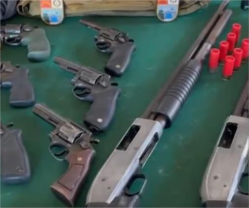 Funcionários de empresa de segurança são presos com arsenal por roubo e invasão à propriedade rural