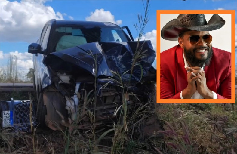 Cantor sertanejo dorme no volante, bate carro em árvore e fica em estado grave