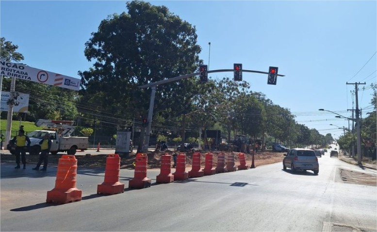 Cruzamento de acesso ao Morada do Ouro é interditado por 20 dias