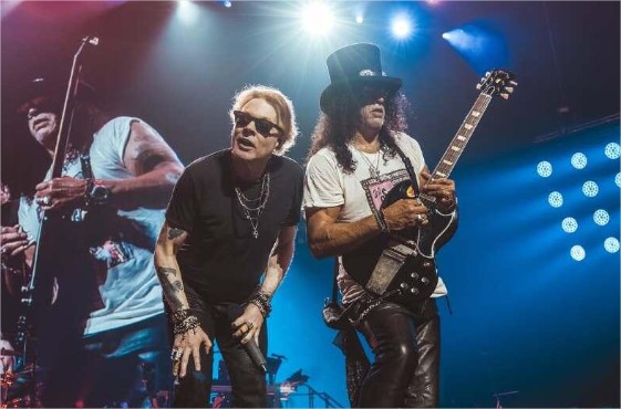 Guns N’ Roses ficará hospedado em hotéis de Cuiabá e Várzea Grande