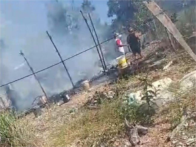 Tragédia em Cuiabá: Mãe se desespera e chama pelo filho morto em incêndio; vídeo
