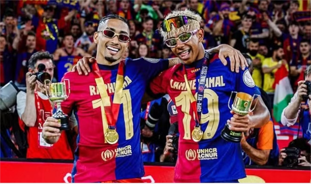 Lamine Yamal compartilha treino da Espanha com música de funk cuiabano; veja