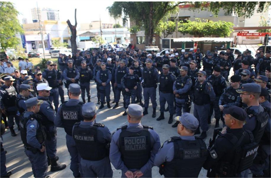 Polícia Militar reforça policiamento com mais de 300 militares na região central de Cuiabá e VG