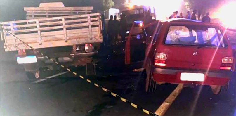 Bebê e mais 3 pessoas morrem em grave acidente entre carro e caminhonete em MT